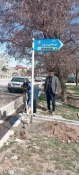 نصب تابلوی "خیابان آموزشکده فنی وحرفه ای "در ابتدای خیابان آموزشکده فنی وحرفه ای پسران خلخال با مشارکت شهرداری  - روز سه شنبه مورخ 1403/01/21 3