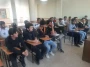 جلسه هم اندیشی آقای توکلی رئیس آموزشکده ملی مهارت پسران خلخال با دانشجویان خوابگاهی