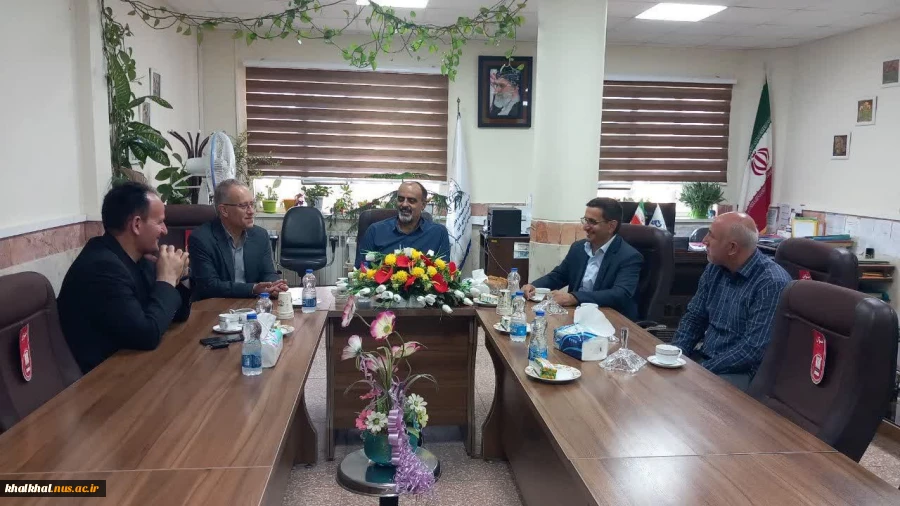 معاون اداری، مالی و مدیریت منابع دانشگاه در بازدید از کارگاه خیرساز آموزشکده پسران خلخال 2